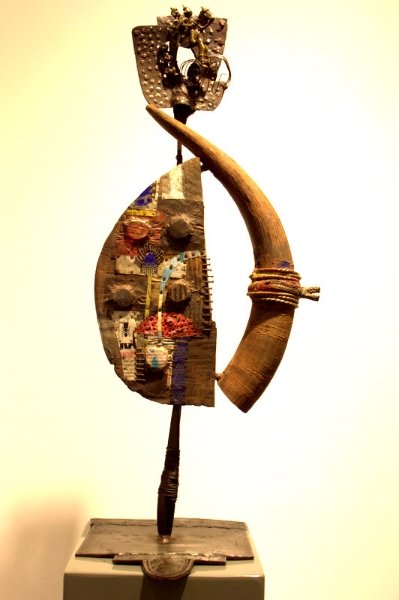 Abou Sidibe - Le Cavalier Mossi 73cm