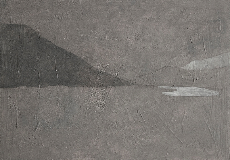 Aneta Posecka - Lapland, acryl op paneel, 50x35cm