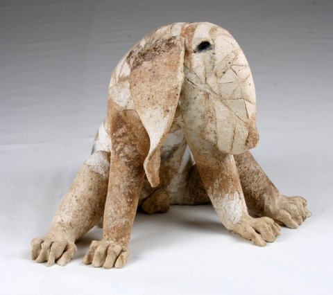 Annette Defoort - Gigi la moroso, keramiek h25-b35-l30