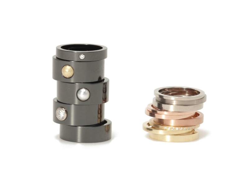 Brech Sieraden - Ring, texchnisch keramiek