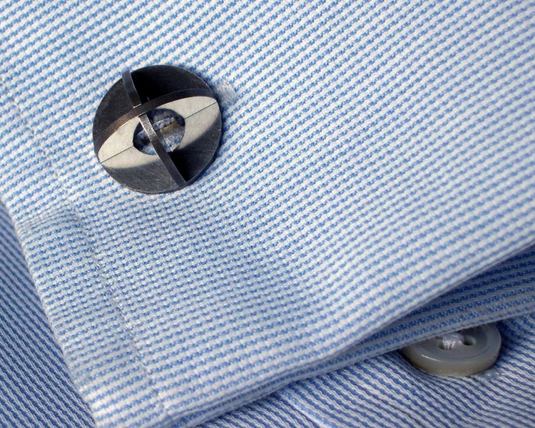 Brech Sieraden - Selfmade man, manchetknoop, staal