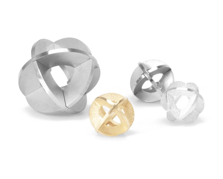 Brech Sieraden - Selfmade woman, staal, zilver,goud en rood goud