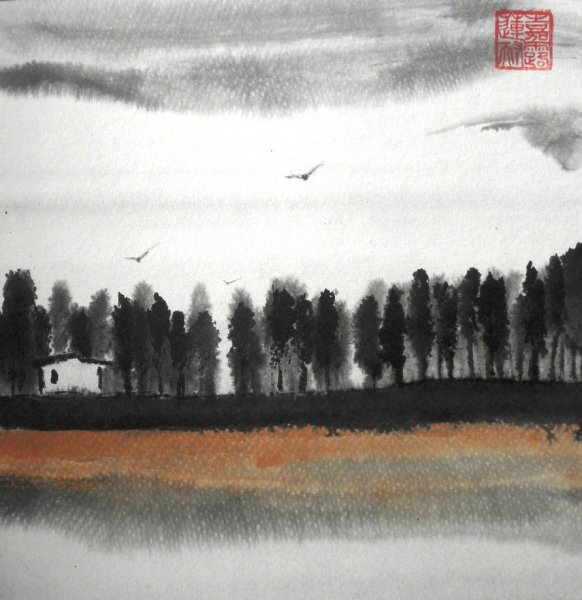 Caroline Mars - Autumn, 30x30cm