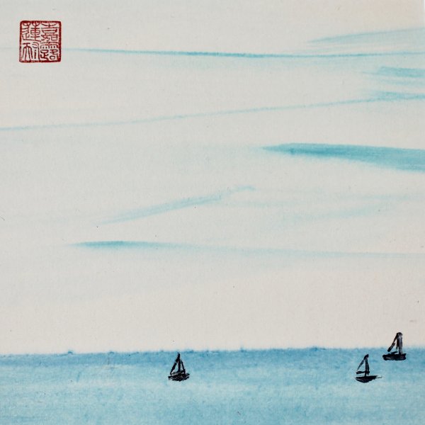 Caroline Mars - Endless Clouds, 30x30cm