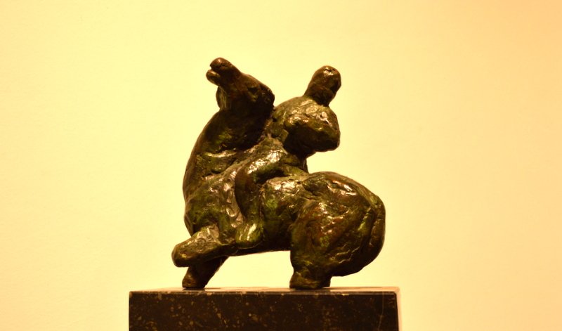 Henny Zandjans - Paard en ruiter, brons, oplage 9