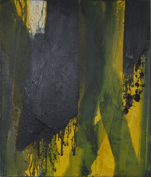 Jan Mulder - Am rande der nacht, olieverf op linnen,x60x70cm