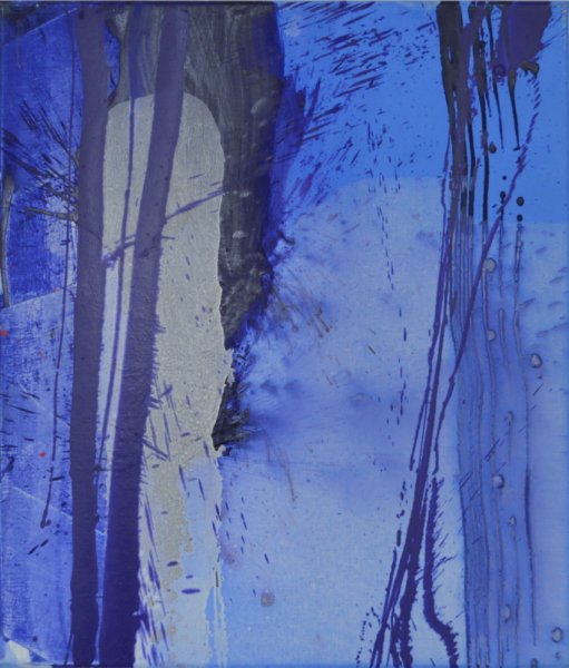 Jan Mulder - Am rande der nacht, olieverf op linnen,x60x70cm