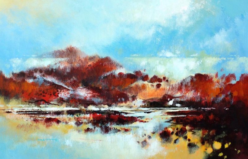 Mattie Schilders - Evening Morning, 90x140cm