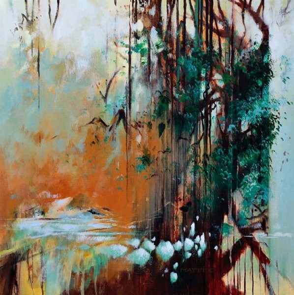 Mattie Schilders - Privatie Paradise, 120x120cm 02