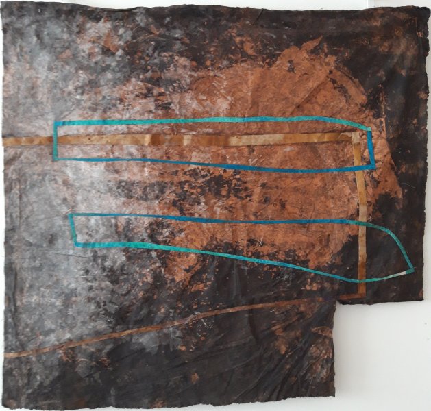 Mauricio Escobar - Mixed media op doek