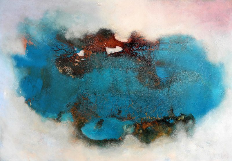 Sietse Goverts - ile-turquois-70x100cm