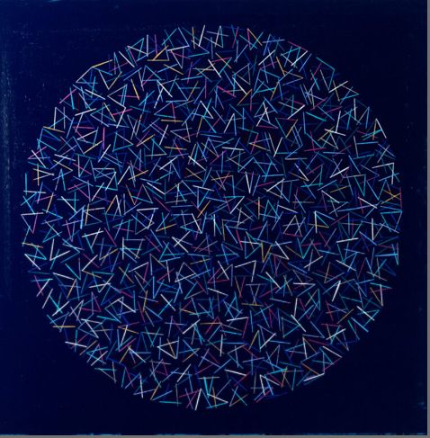 Art by Alma - Coullorball 2, 100x100cm