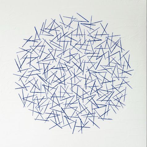 Art by Alma - Little Ball Blue 50x50cm