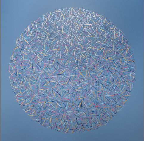 Art by Alma - Metallicball 100x100cm