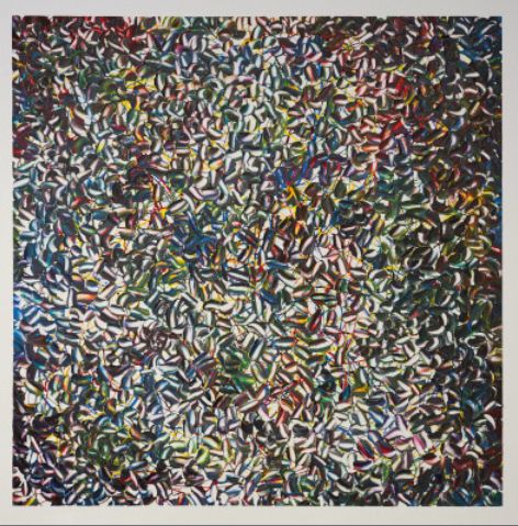 Art by Alma - Mosselen 100x100cm