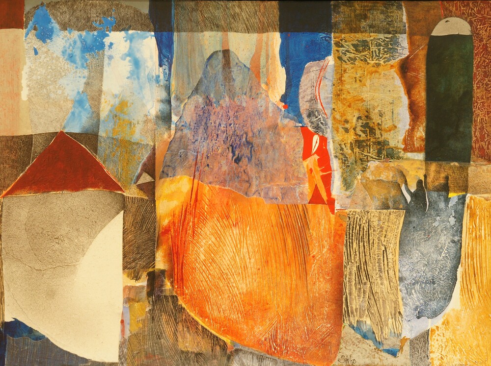 Sikko Mulder - Wit weerkaatst 122x92