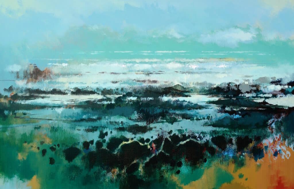 Mattie Schilders - 'Evening, Morning' 1. 090x140cm