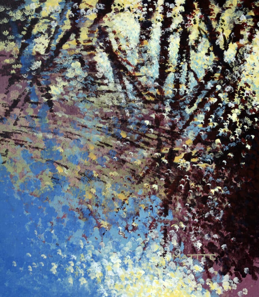 Mattie Schilders - 'MIRROR' 29. 080x070cm. Acryl op linnen doek