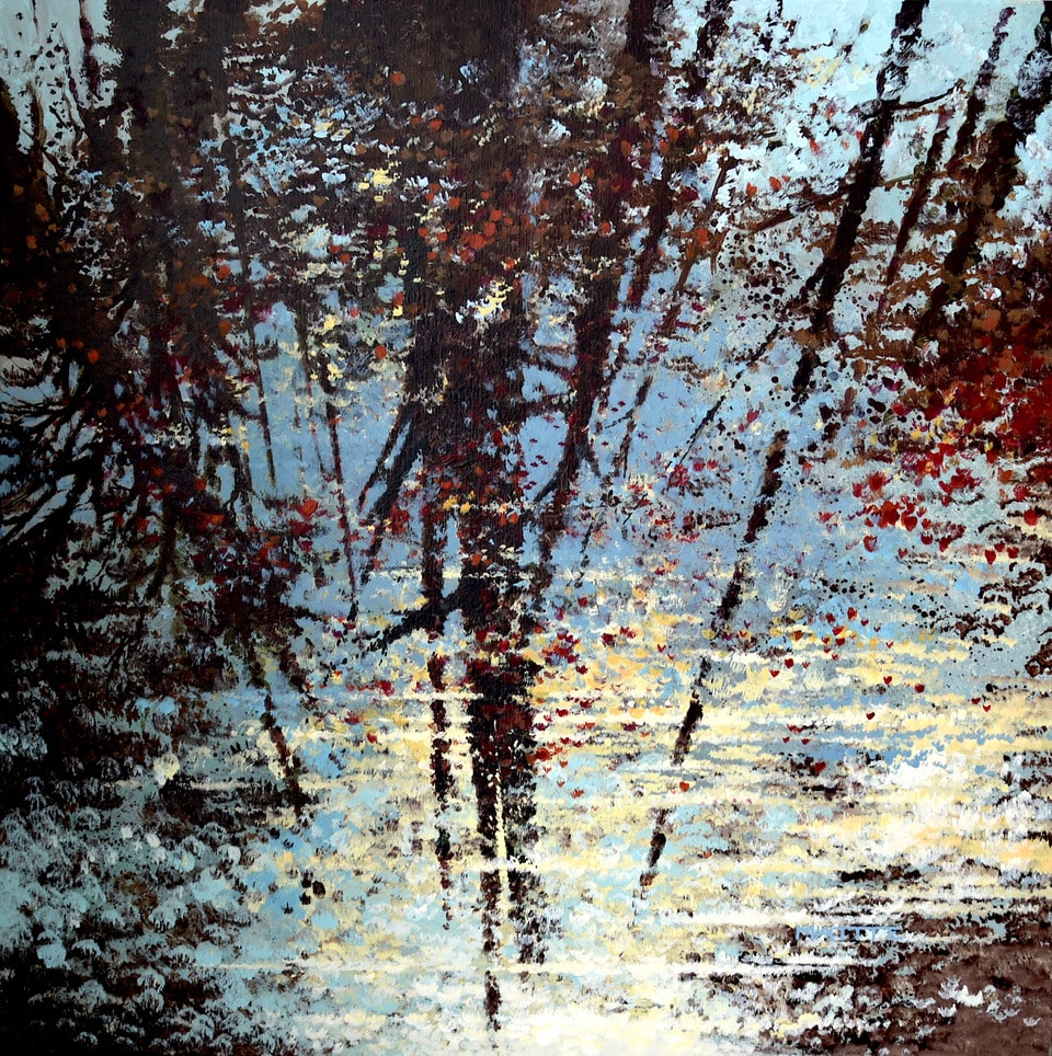 Mattie Schilders - 'MIRROR' 44. 100x100cm